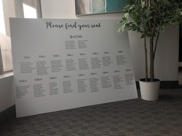 Table Seating Chart Ideas